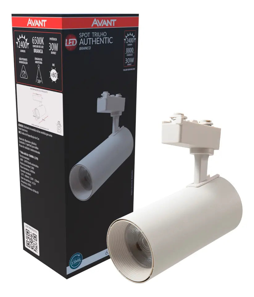 TESTE Spot Led Authentic Branco 30w 2400k 6500k Branco Frio