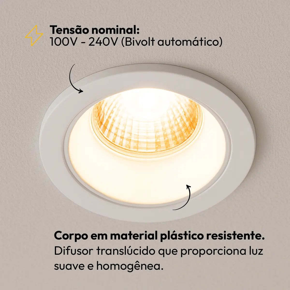 TESTE DISCO - Kit 10 Lampada Led Par20 7w 3000k Branco Quente E27 110v/220v Branco Cod: ALUT001201-10 Alut By Avant