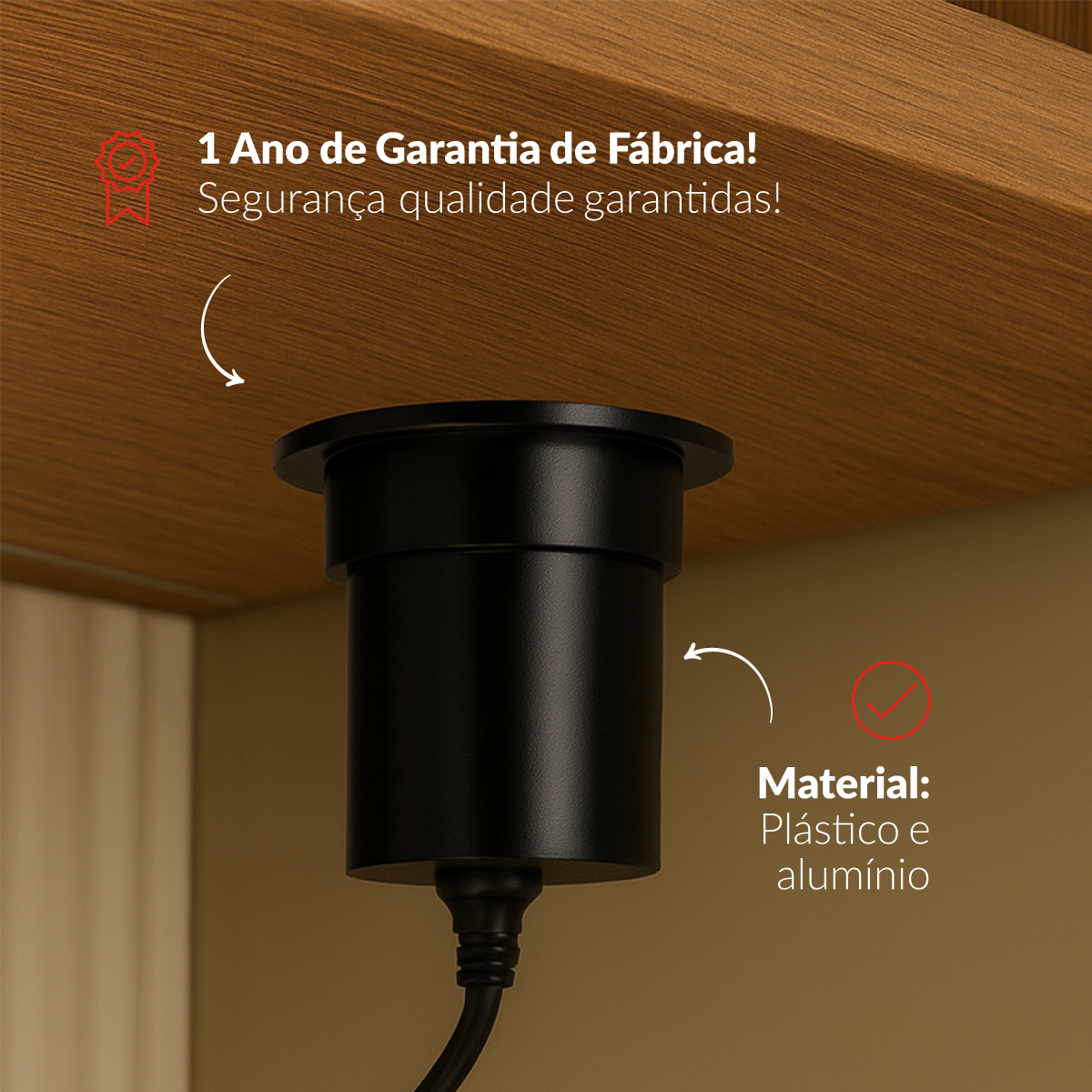 Torre 2 Tomadas Houdini Embutir Automática 16A Preto Avant