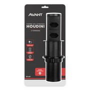 Torre 2 Tomadas Houdini Embutir Automática 16A Preto Avant