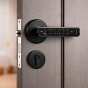 Fechadura Eletronica Fold Biometria Embutir Preto Avant