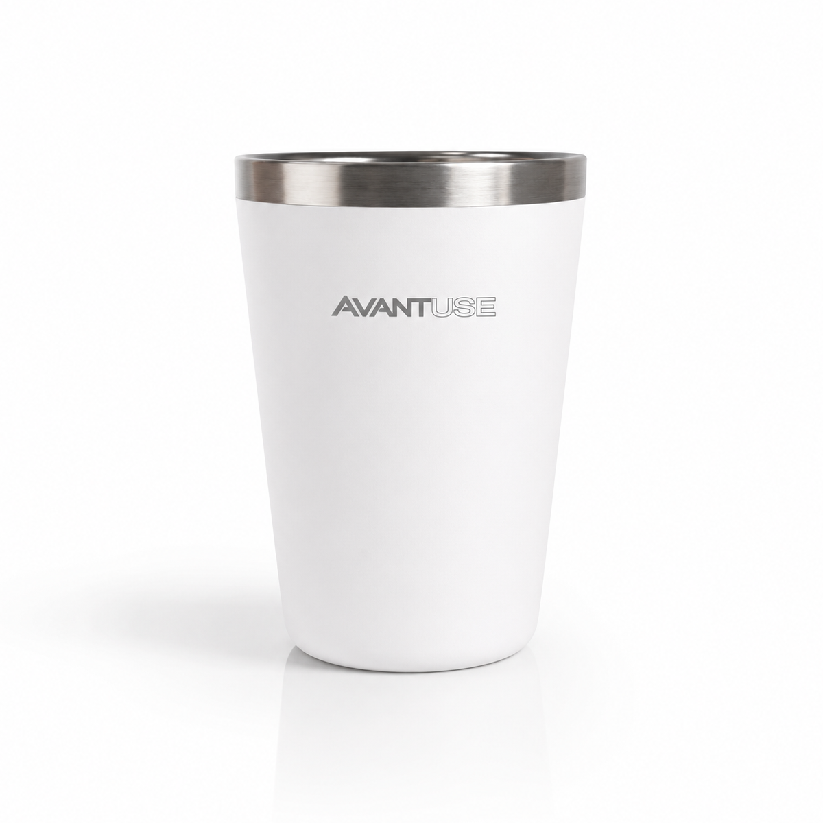Copo Térmico Class 460ml Branco Aço Inox Gela por até 6h Cod: 292045604 Avant Use
