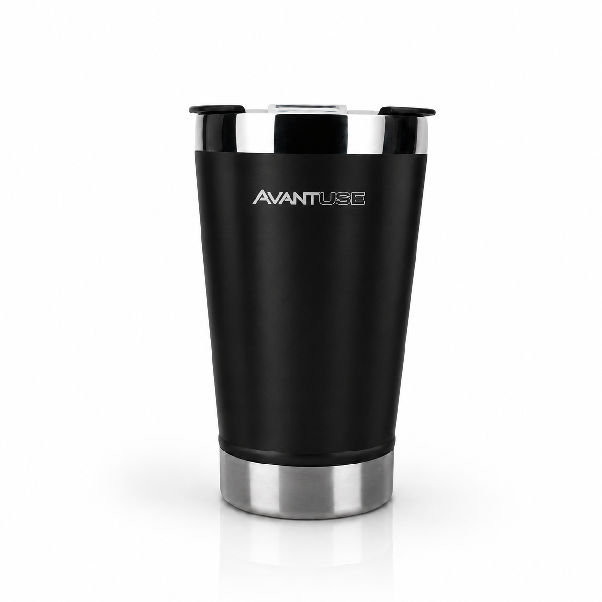 Copo Térmico Class com tampa 473ml Preto Aço Inox Gela por até 6h Cod: 292075809 Avant Use