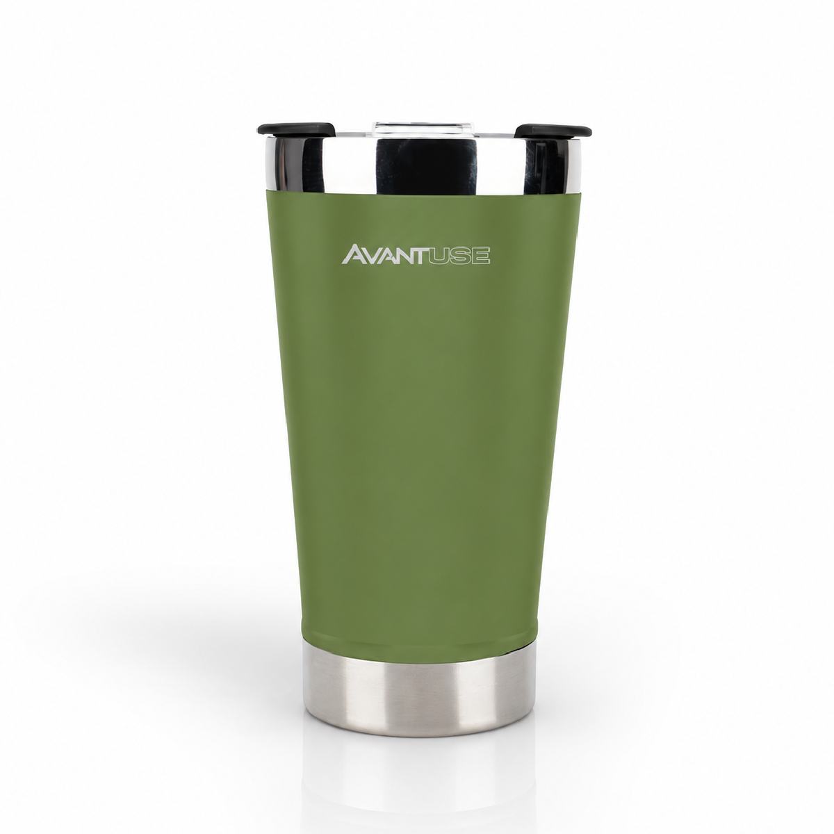 Copo Térmico Class com tampa 473ml Verde Aço Inox Gela por até 6h Cod: 292075304 Avant Use