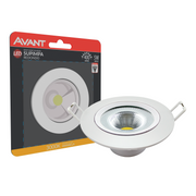 Spot Led Authentic Emb. Redondo 5w 3000k 9cm BF Avant