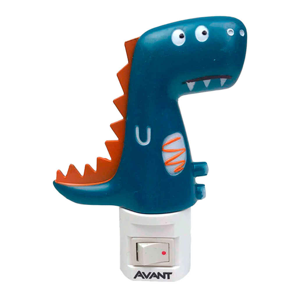 Mini Abajur Dino Luz Noturna 1W 3000K Branco Quente Bivolt Avant
