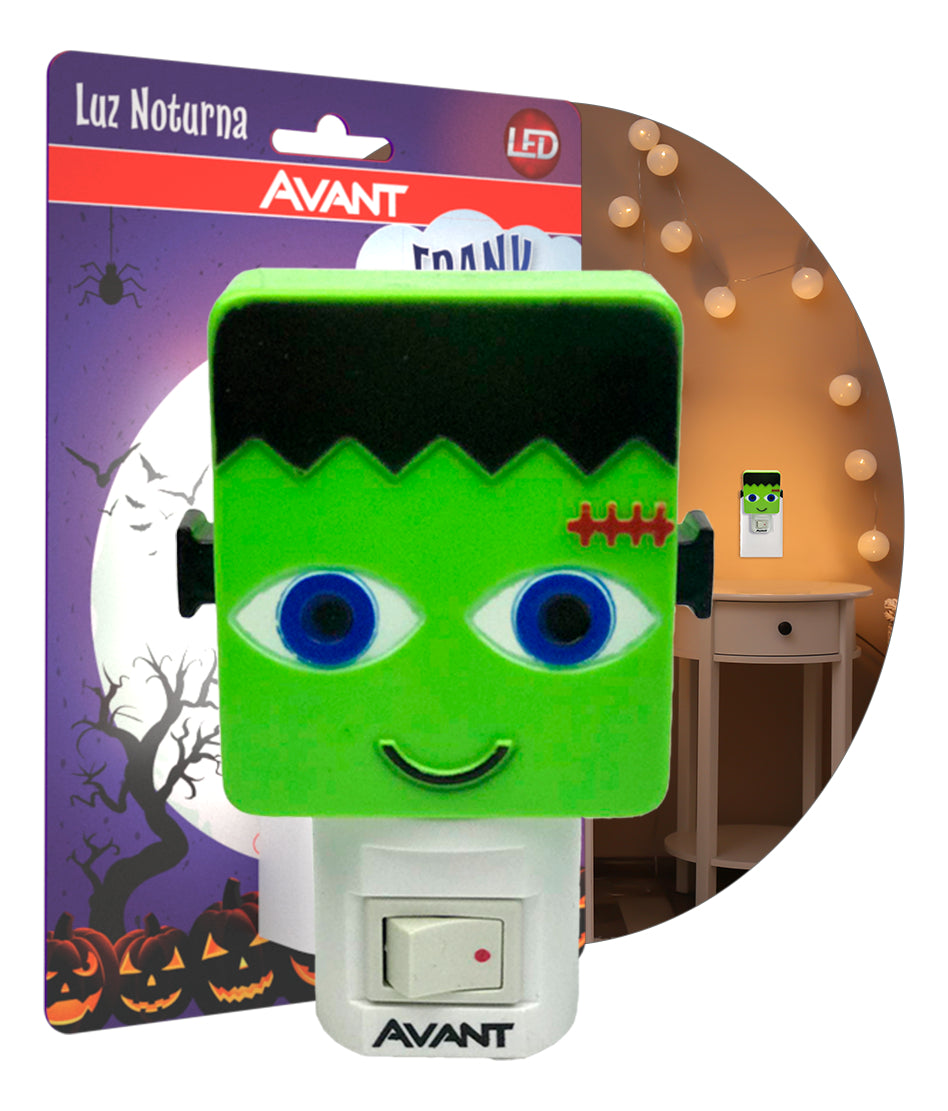 Mini Abajur Frank Luz Noturna 1w 3000k Branco Quente Bivolt Avant