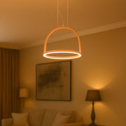 Pendente de Teto Cage Cobre Fosco Led 12w 3000k Branco Quente Deluxe by Avant