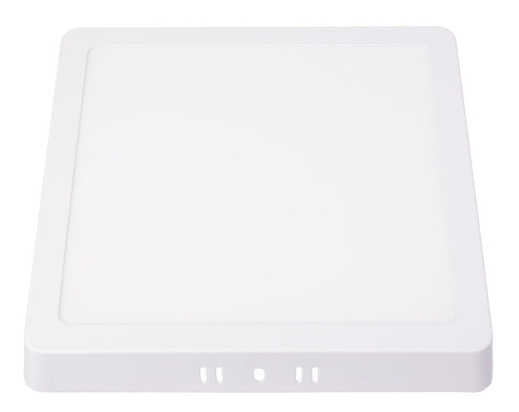 Painel Plafon Alumínio Sobrepor 18W 4000k Branco Neutro 22cm Bivolt Quadrado Avant