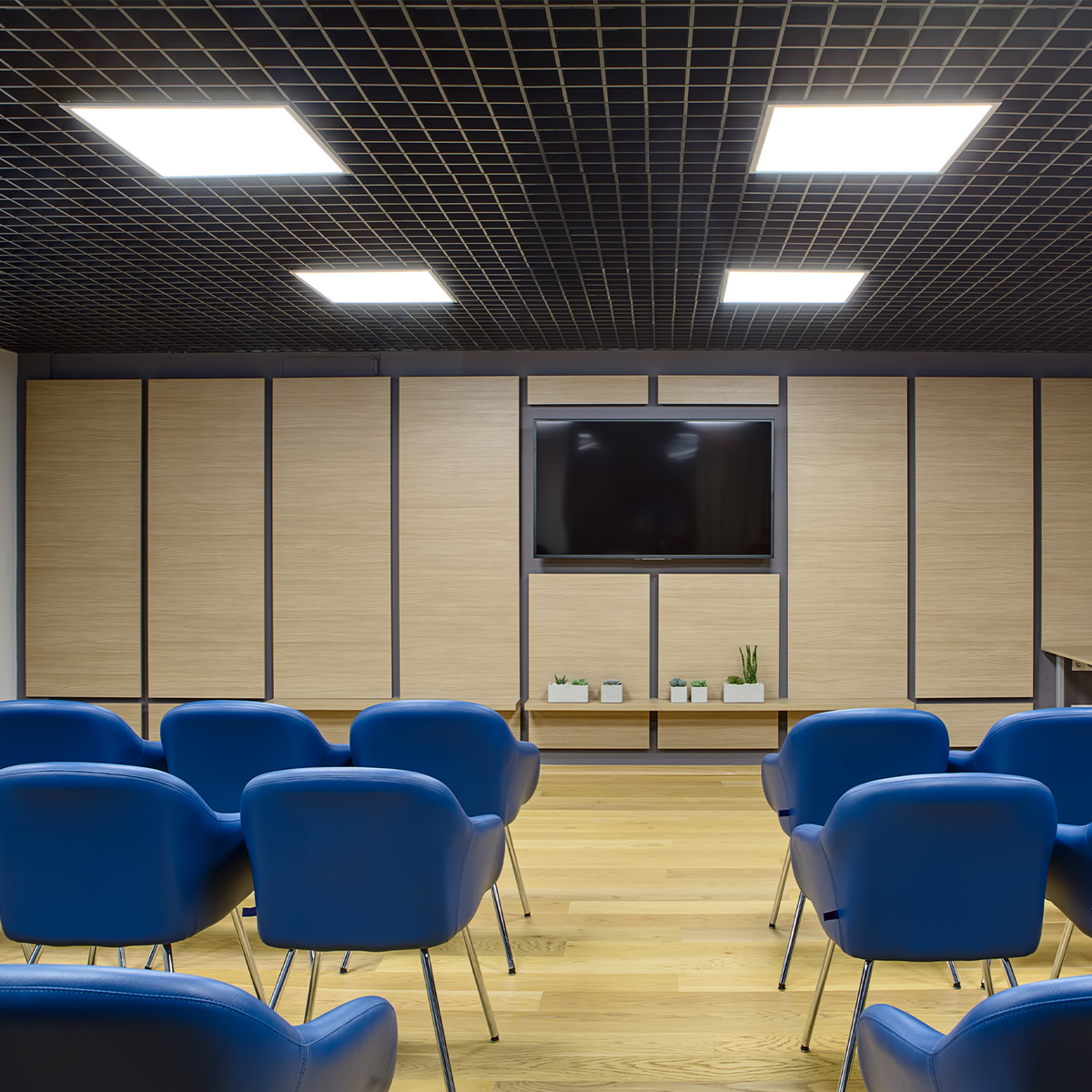 Painel Modular Embutir 45W 4000k Branco Neutro 62cm Bivolt Quadrado Avant