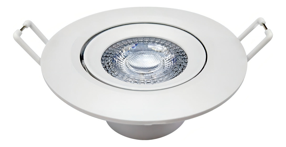 Spot Led Authentic Embutir 3w 6500k Branco Frio 7cm 110v/220v Bivolt Ip20 Redondo Branco Cod: 863441378 Avant