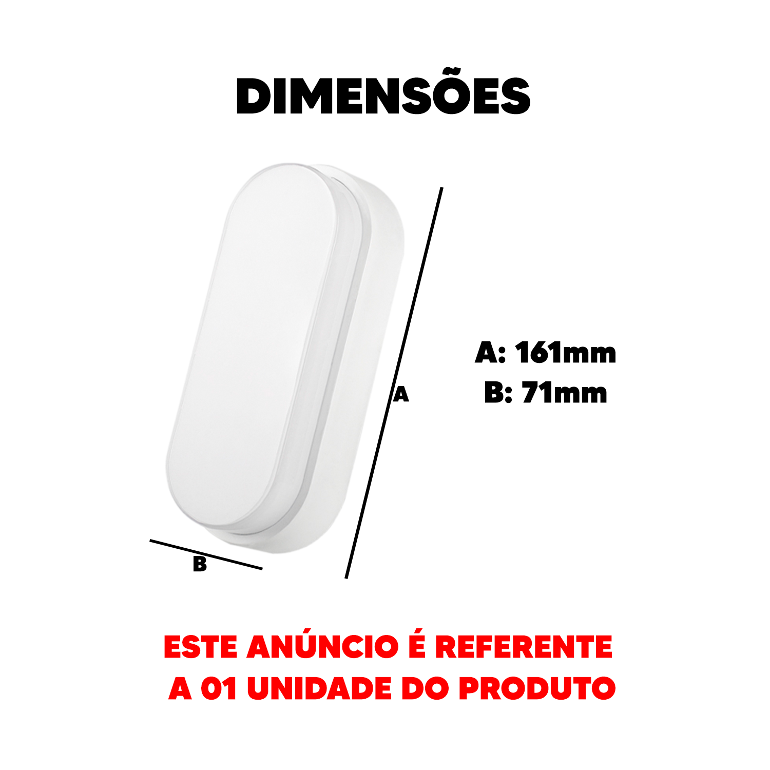 Arandela Hummer 5W 6500k Branco Frio Bivolt IP65 Branco Avant