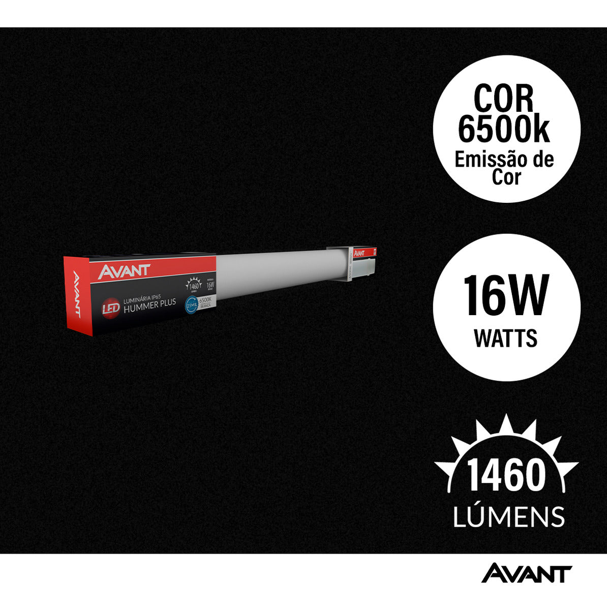 Lampada led Bastão Hummer Plus 16w 6500k IP65 Br Avant