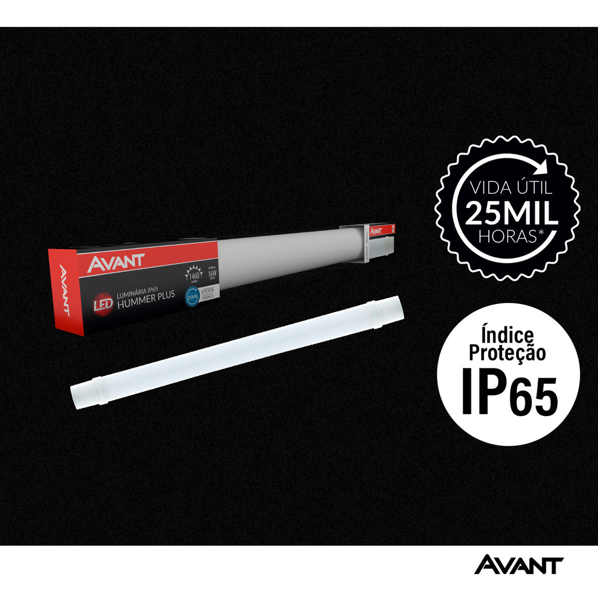 Lampada led Bastão Hummer Plus 16w 6500k IP65 Br Avant