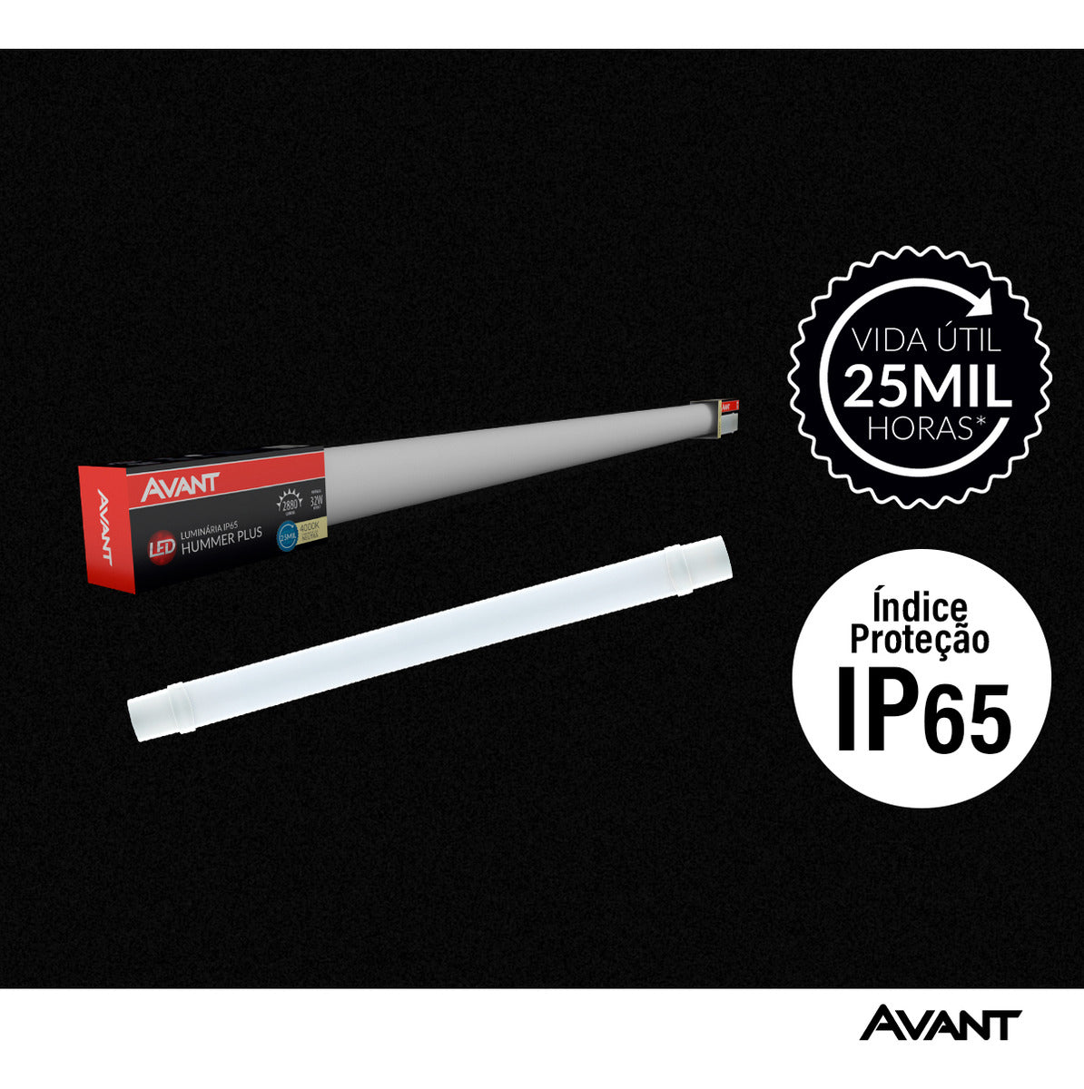 Lampada Led Hummer Plus 32w 4000k Ip65 Branca Avant