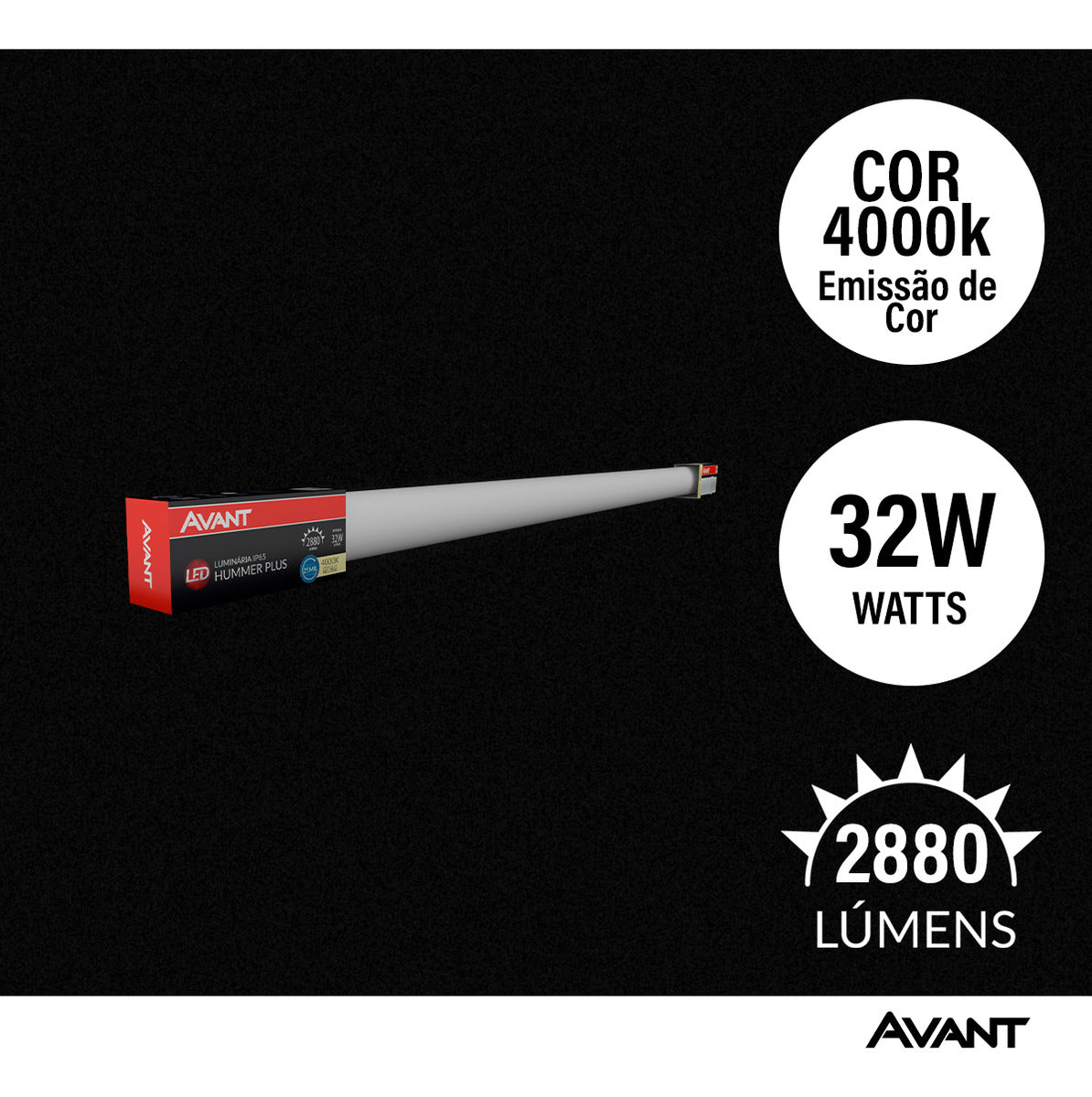 Lampada Led Hummer Plus 32w 4000k Ip65 Branca Avant