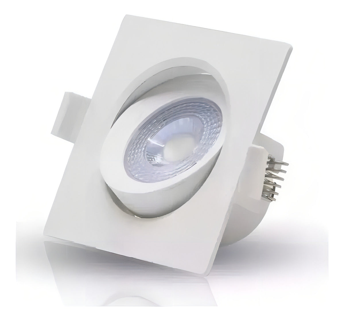 Spot Led Authentic Emb. Quadrado 5w 4000k 9cm BF Avant