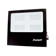 Refletor Slim 200W 6500k Branco Frio IP66 Bivolt Preto Avant