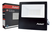 Refletor Slim 30W RGB Colorido Bivolt IP66 Preto Avant