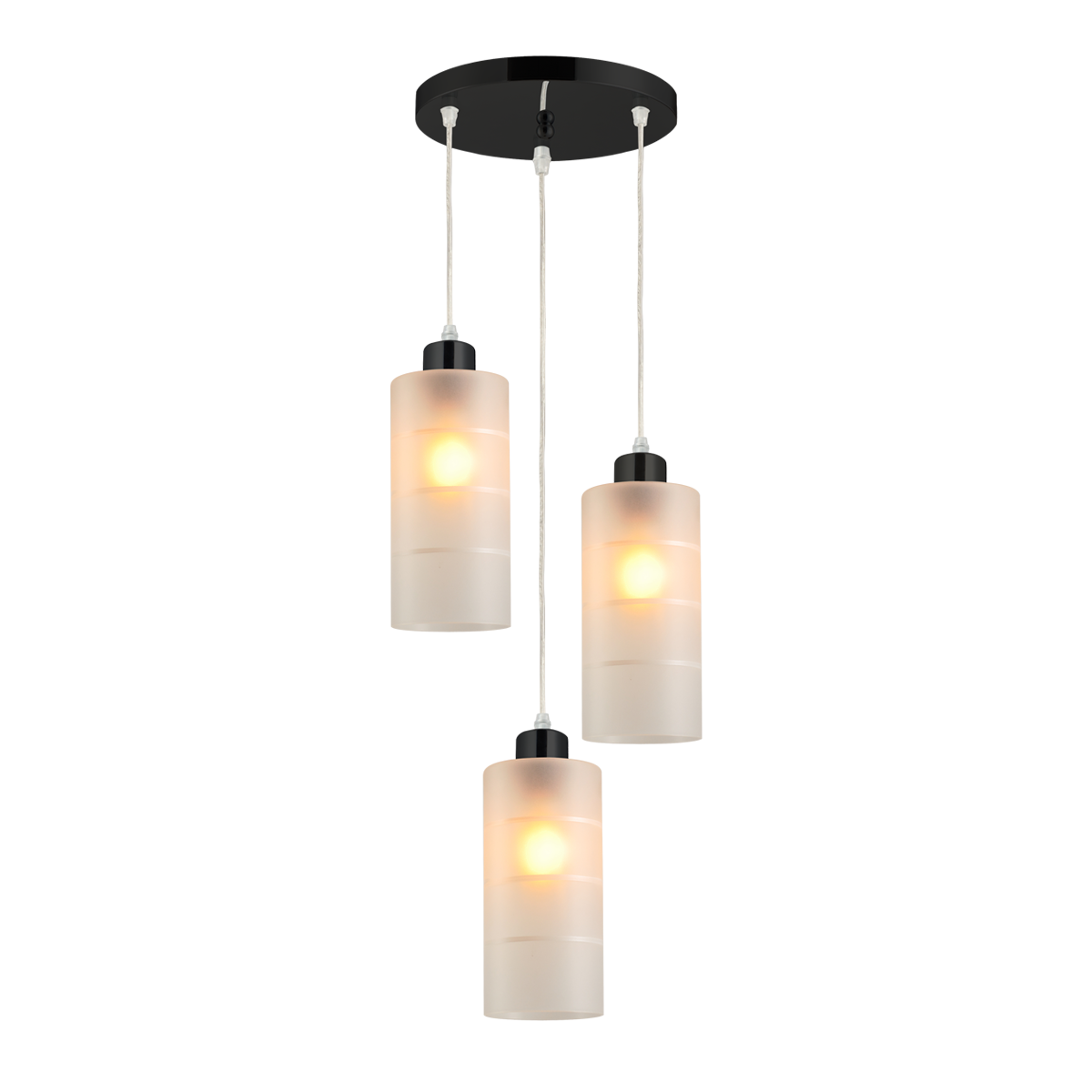 Pendente Led Primus Smooth 3xE27 Preto IP20 Avant