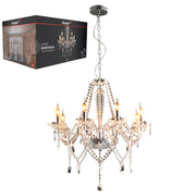 Lustre Led Baronesa 8xE14 Transparente Avant