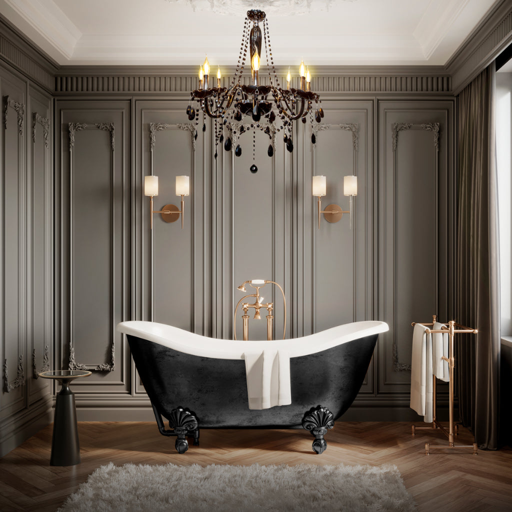 Lustre Led Baronesa 8xE14 Transparente Avant