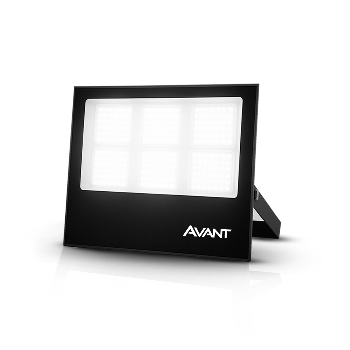 Refletor Slim 300w 6500k Branco Frio Bivolt IP66 Preto Avant