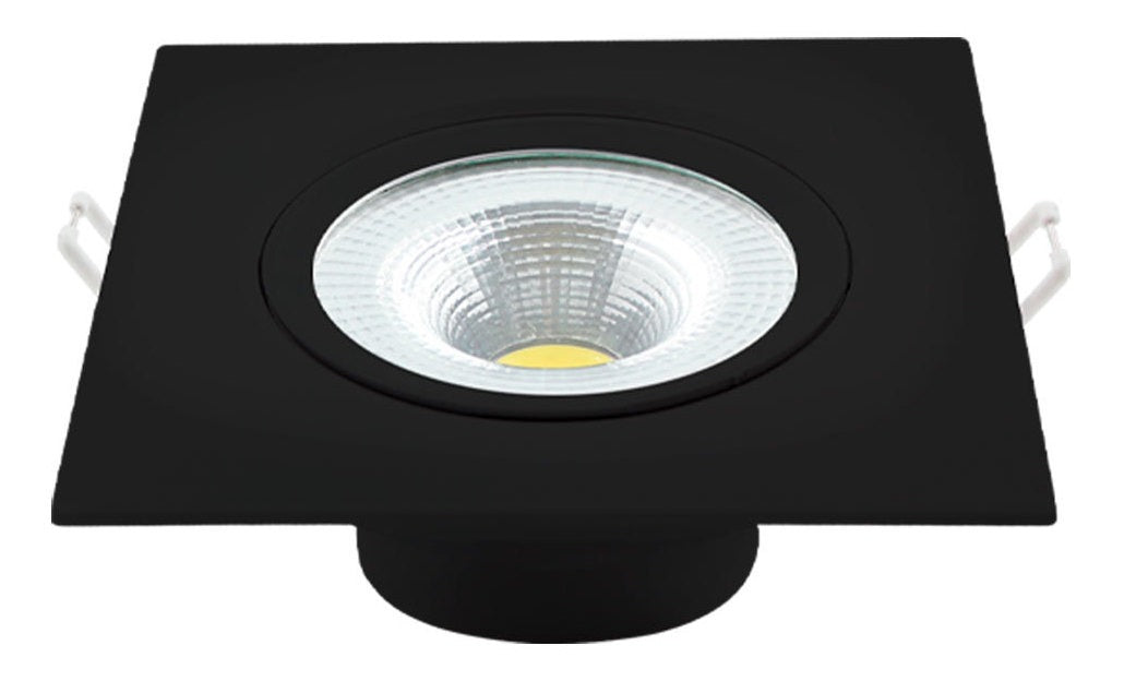 Spot Led Authentic Emb. Quadrado 5w 3000k 9cm PF Avant