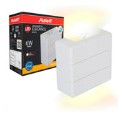 Arandela Rischi 6W 3000k Branco Quente Bivolt IP65 Branco Avant