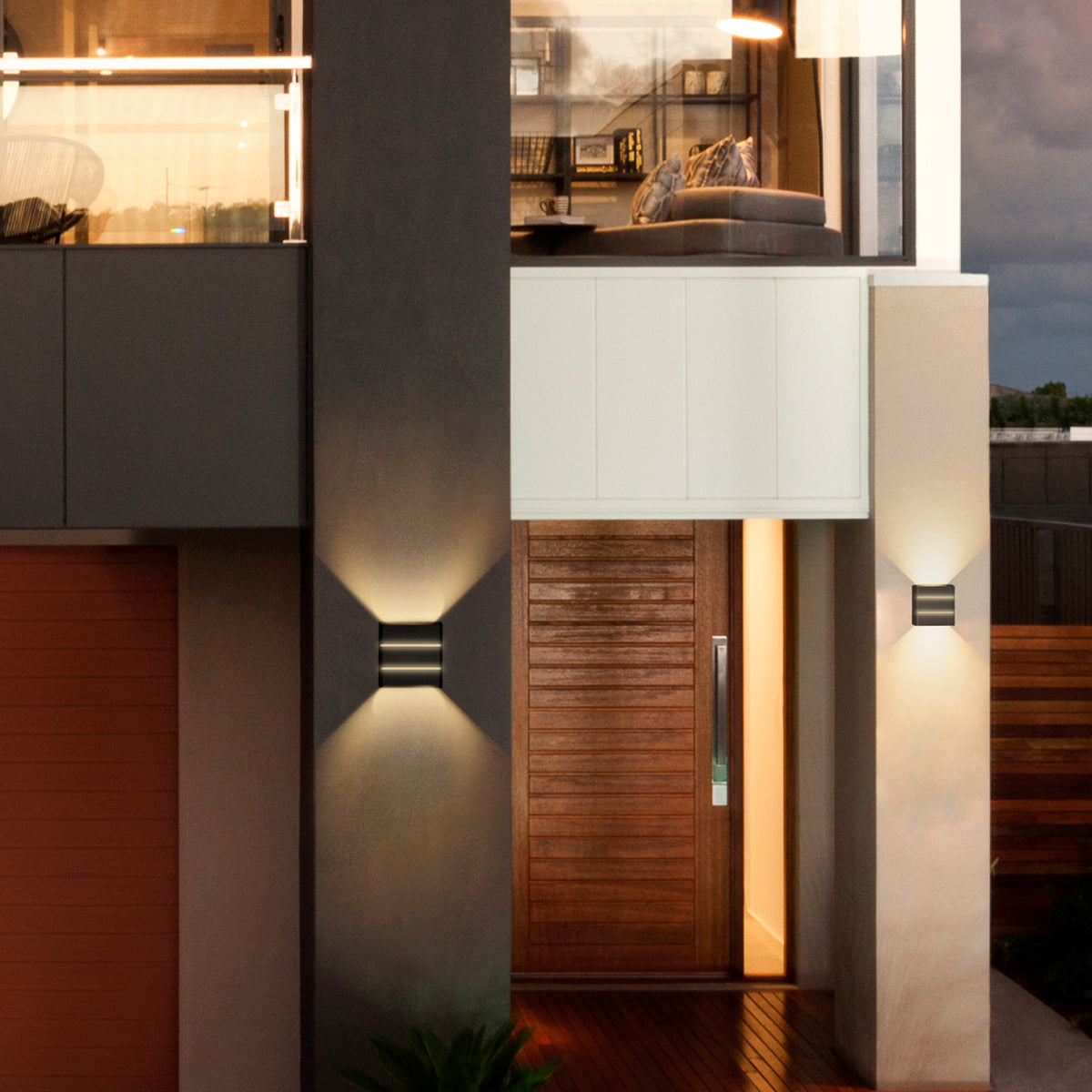 Arandela Rischi 6W 3000k Branco Quente Bivolt IP65 Branco Avant