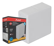 Arandela Quattro 6W 3000K Branco Quente Bivolt IP65 Branco Avant