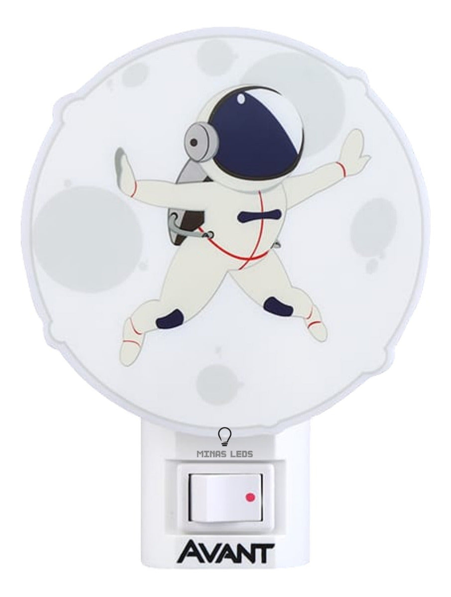 Mini Abajur Astro Luz Noturna 1w 3000k Branco Quente Bivolt Avant