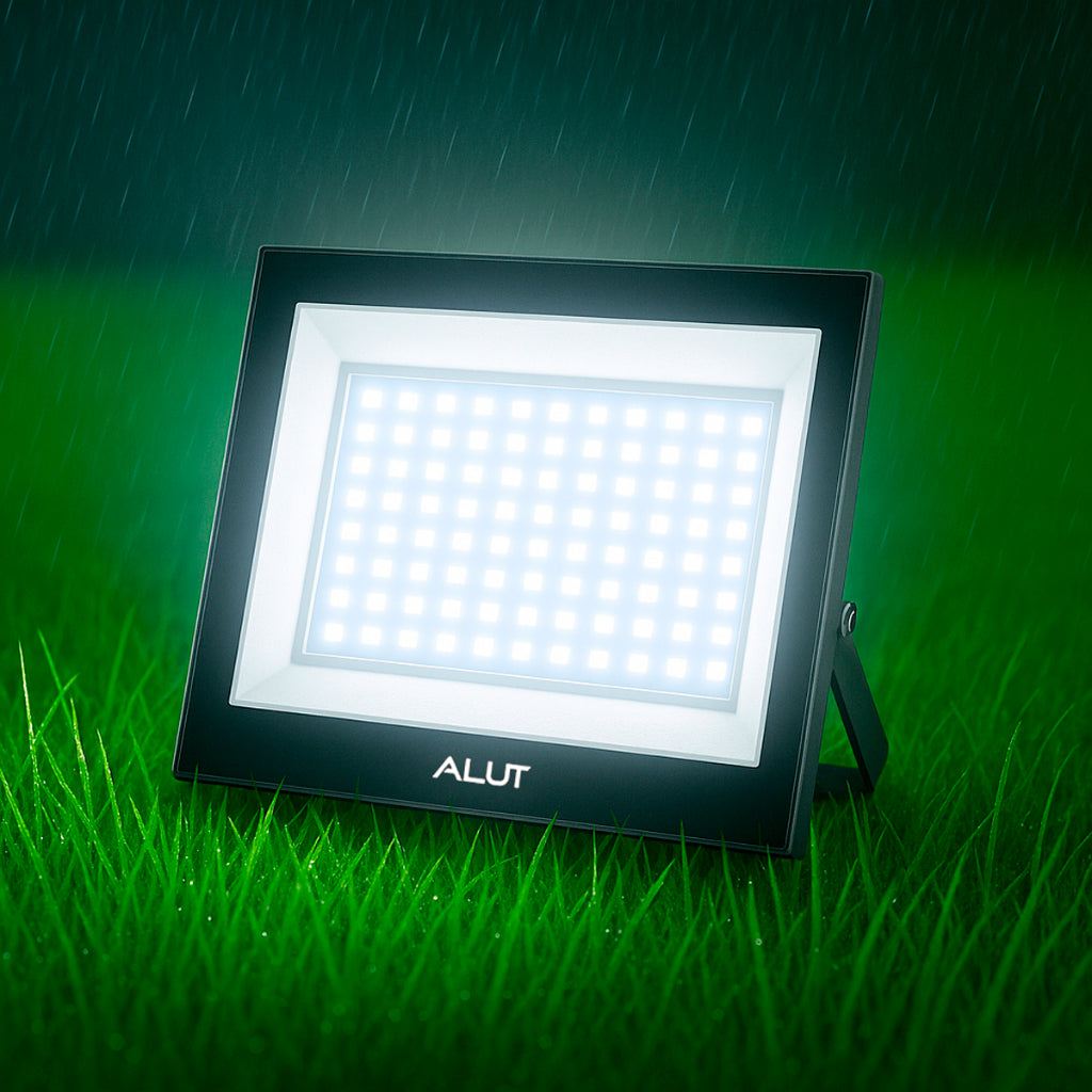 Refletor Slim 400w 6500k Branco Frio Bivolt IP66 Preto Avant