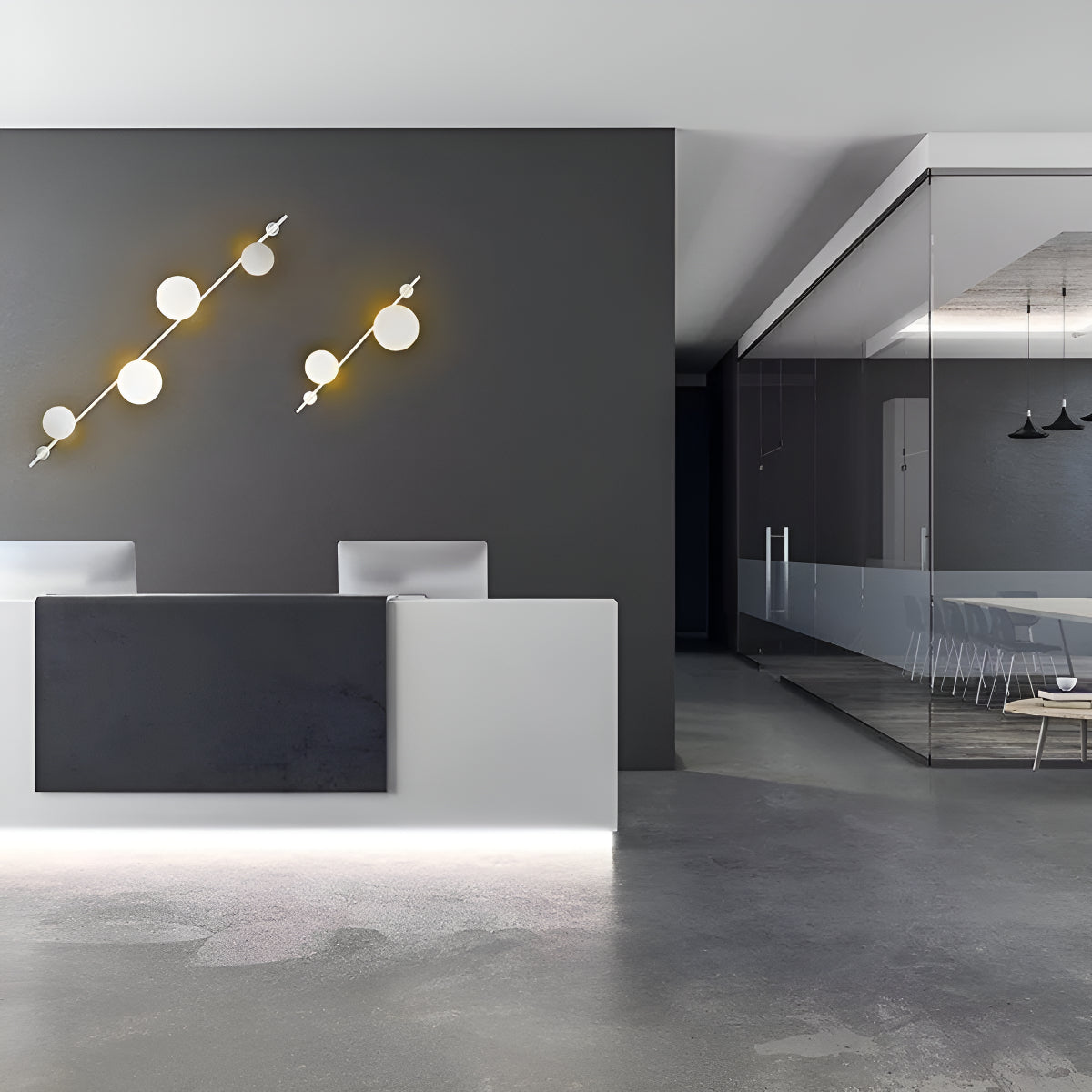 Arandela Led Eclipse Bivolt Branco Deluxe