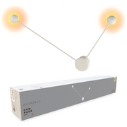 Arandela Led Compass 10w 2700k Branco Quente Bivolt Branco Deluxe