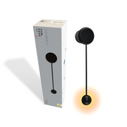 Arandela Led Compass 5w 2700k Branco Quente Bivolt Preto Deluxe