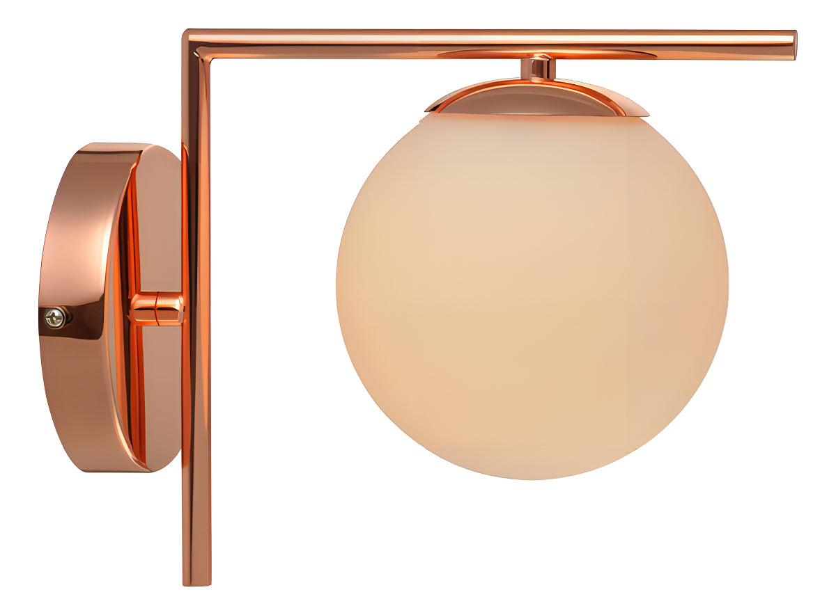 Arandela Interna Led Parede Perola Cobre Brilho Cod: 340304400 Deluxe By Avant 127/220v
