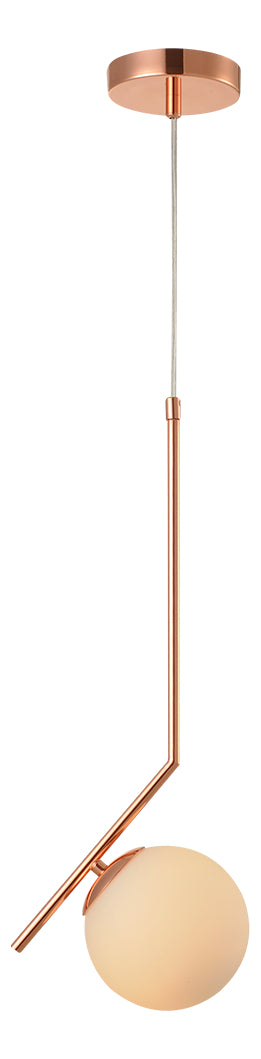 Luminaria Pendente Led Perola Brinco Mini G45 Cobre Deluxe