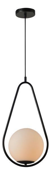 Luminaria Pendente Led Perola Gota G45 Bivolt Preto Deluxe