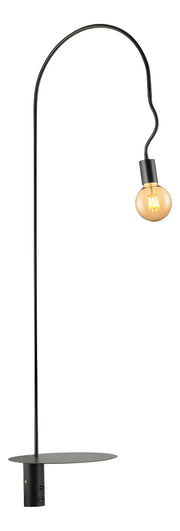 Luminaria Aramis Para Coluna Com Entrada Usb Cinza Deluxe