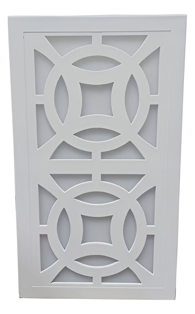 Arandela Led Cobogó Circolo 12W 3000k Branco Quente Bivolt Ip65 Branco Avant