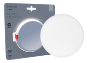 Painel Led Flat 9w Redondo 4000k Embutir Sem Borda / Borda Infinita Bivolt Ip20 Cod: 344020874 100lm/w - Deluxe By Avant Branco