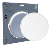 Painel Led Flat 24w 4000k Emb Redondo Bivolt Ip20 Br Deluxe