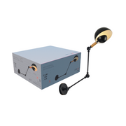 Arandela Cumbuca Articulada Luminária Parede Base G9 Avant