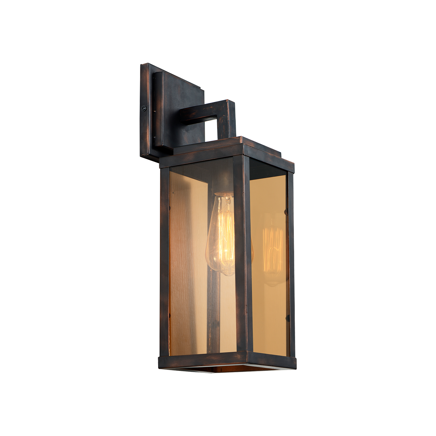 Arandela Led Externa Rústica Macedonia Ouro Velho Avant