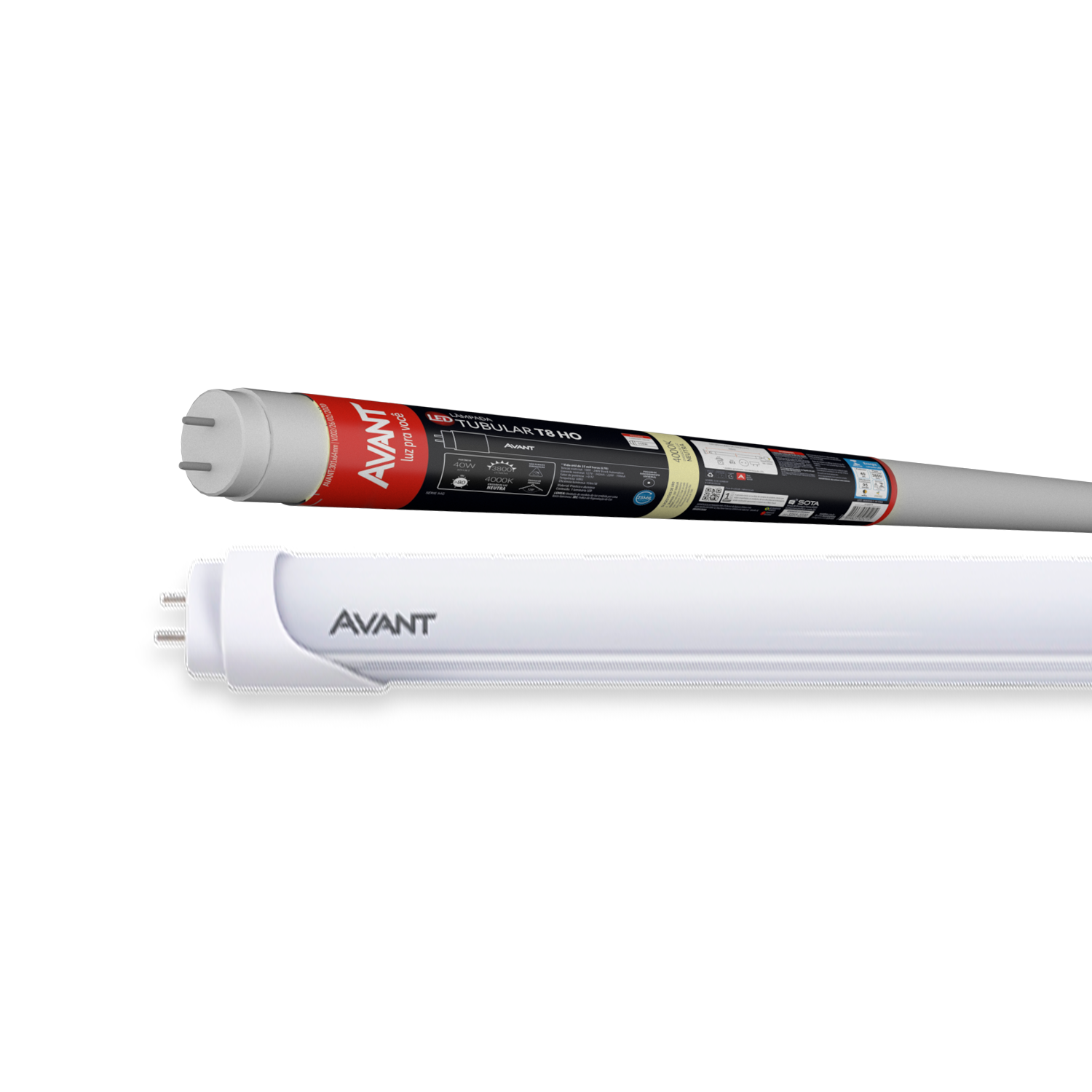 Lampada Led Tubular T8 65w 4000K Branco Neutro Bivolt Branco Avant