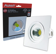 Spot Led Authentic Emb. Quadrado 12w 6500k 14cm Bf Avant