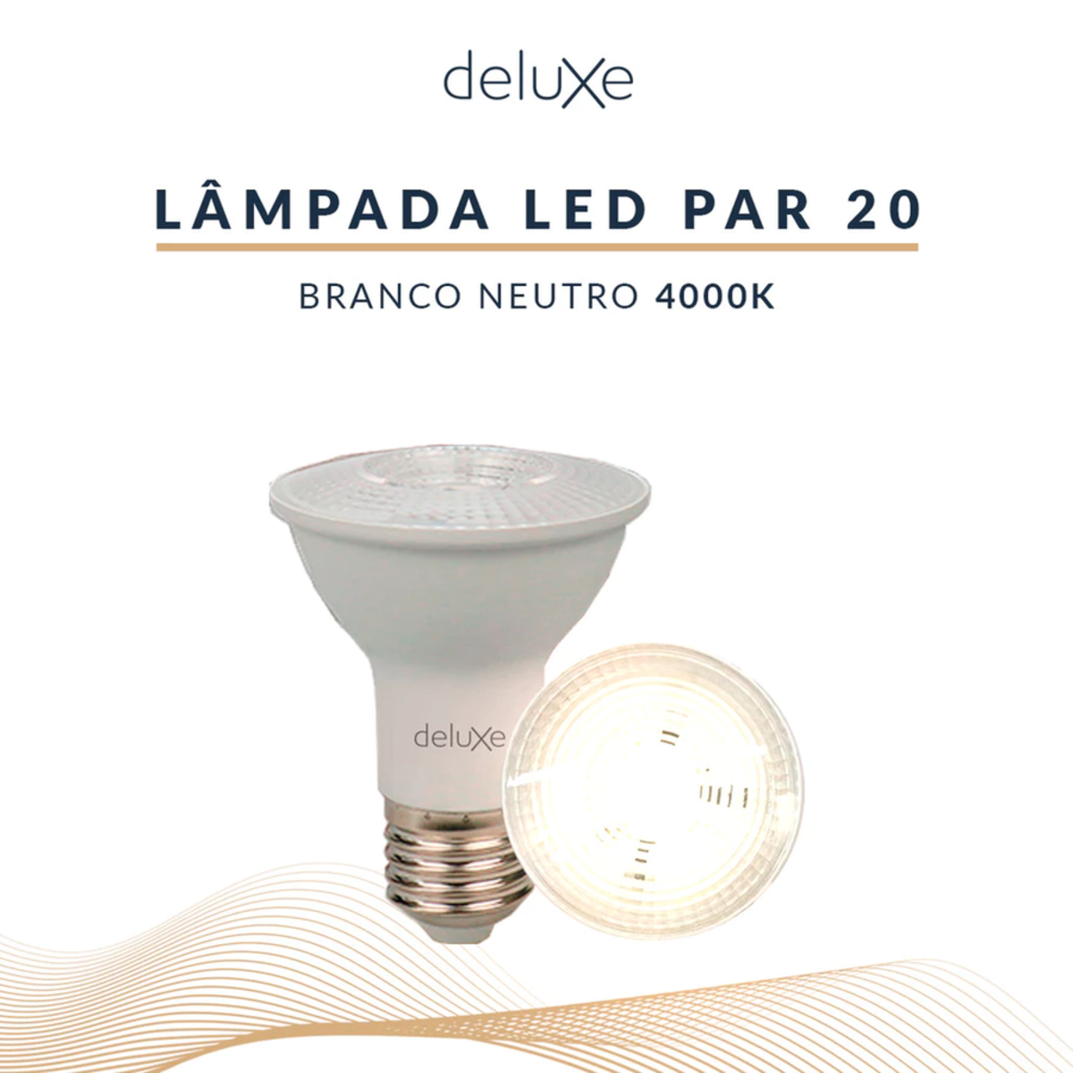 Lâmpada Led Par20 7w 4000k Branco Neutro E27 IP65 Bivolt Branco Avant