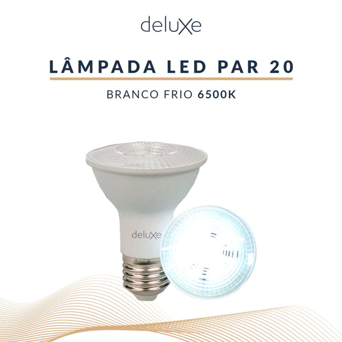 Lâmpada Led Par20 7w 6500k Branco Frio E27 IP65 Bivolt Branco Avant
