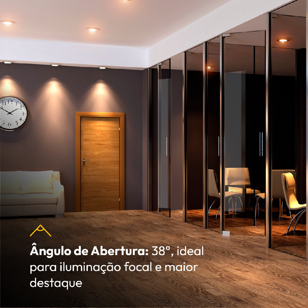 Lâmpada Led Par30 11w 4000k Branco Neutro E27 IP20 Bivolt Branco Avant